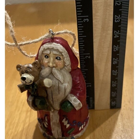 Christmas Tree Holiday Alaska‎ Santa Ornament Folk Art Travel Memorabilia - Picture 3 of 4